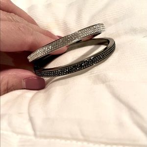 Henri Bendel Swarovski Crystal bracelets with dust bag.